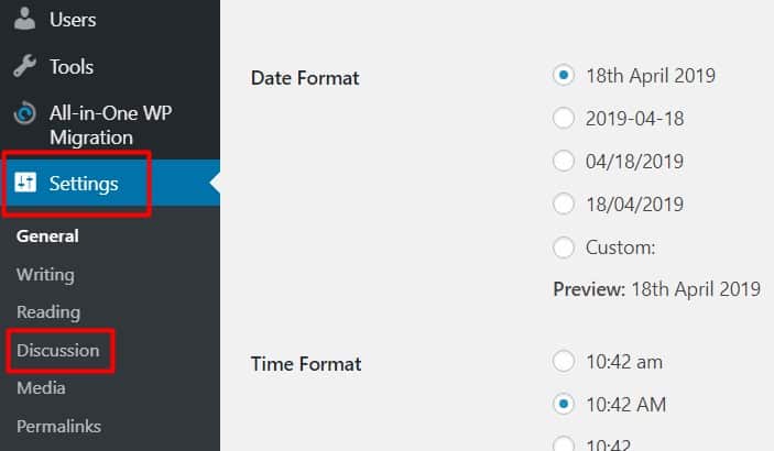 vaya a la secci&oacute;n de discusi&oacute;n para moderar su sistema de comentarios