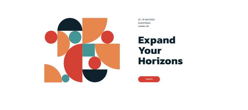 Plantilla Expand Your Horizons del Creador de sitios web de Hostinger