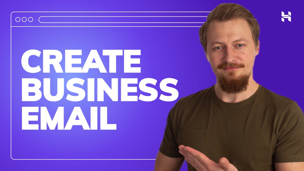 How to create free business emails at Hostinger -video guide