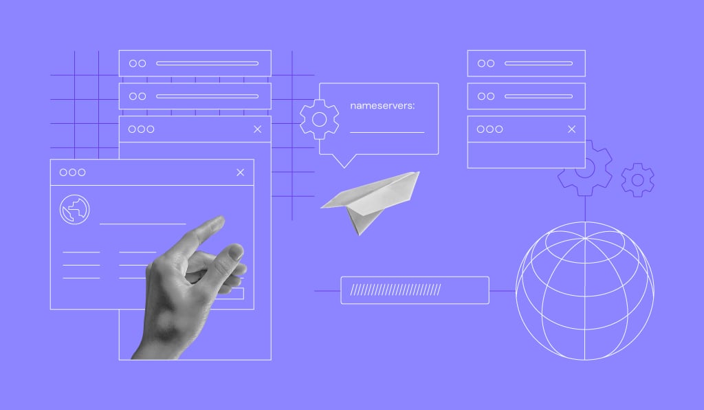 Change domain nameservers: point to a different provider (godaddy, namecheap, and others)
