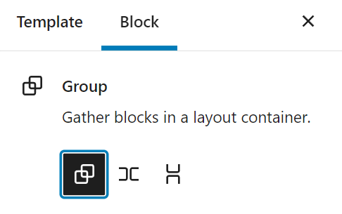 Layout transformer for container blocks in the design tool.