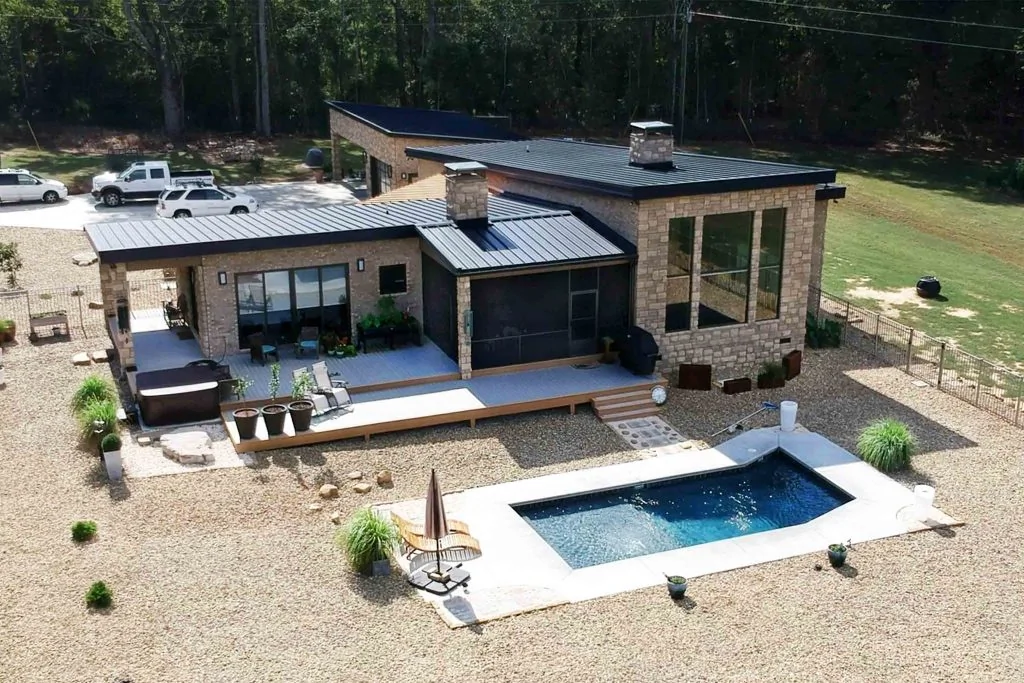 Una casa construida por Truoba en Carolina del Sur.