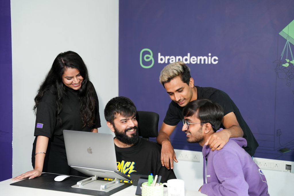 A picture of the team behind Brandemic.