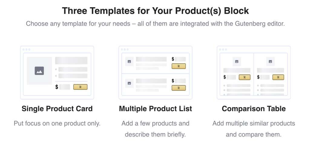 Templates on Amazon Affiliate theme for WordPress.