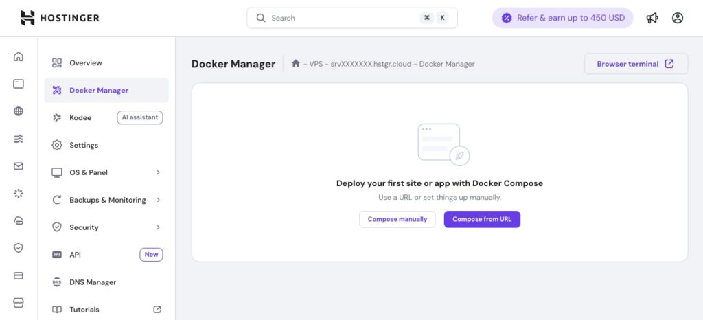VPS Docker manager.