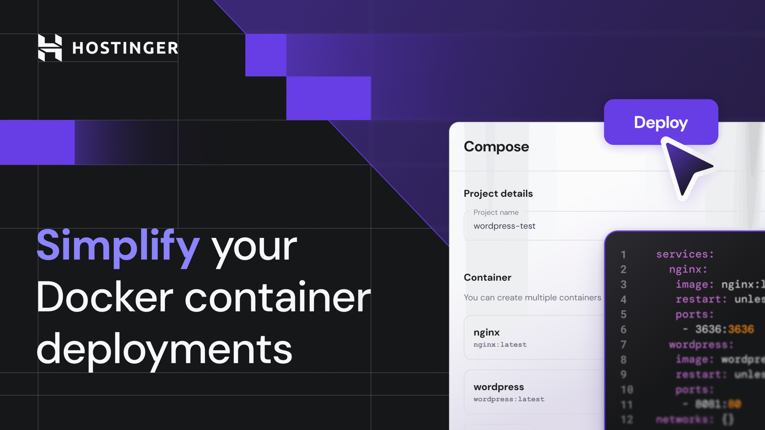 Docker manager: Launch any app on your VPS in a couple of clicks Feature image