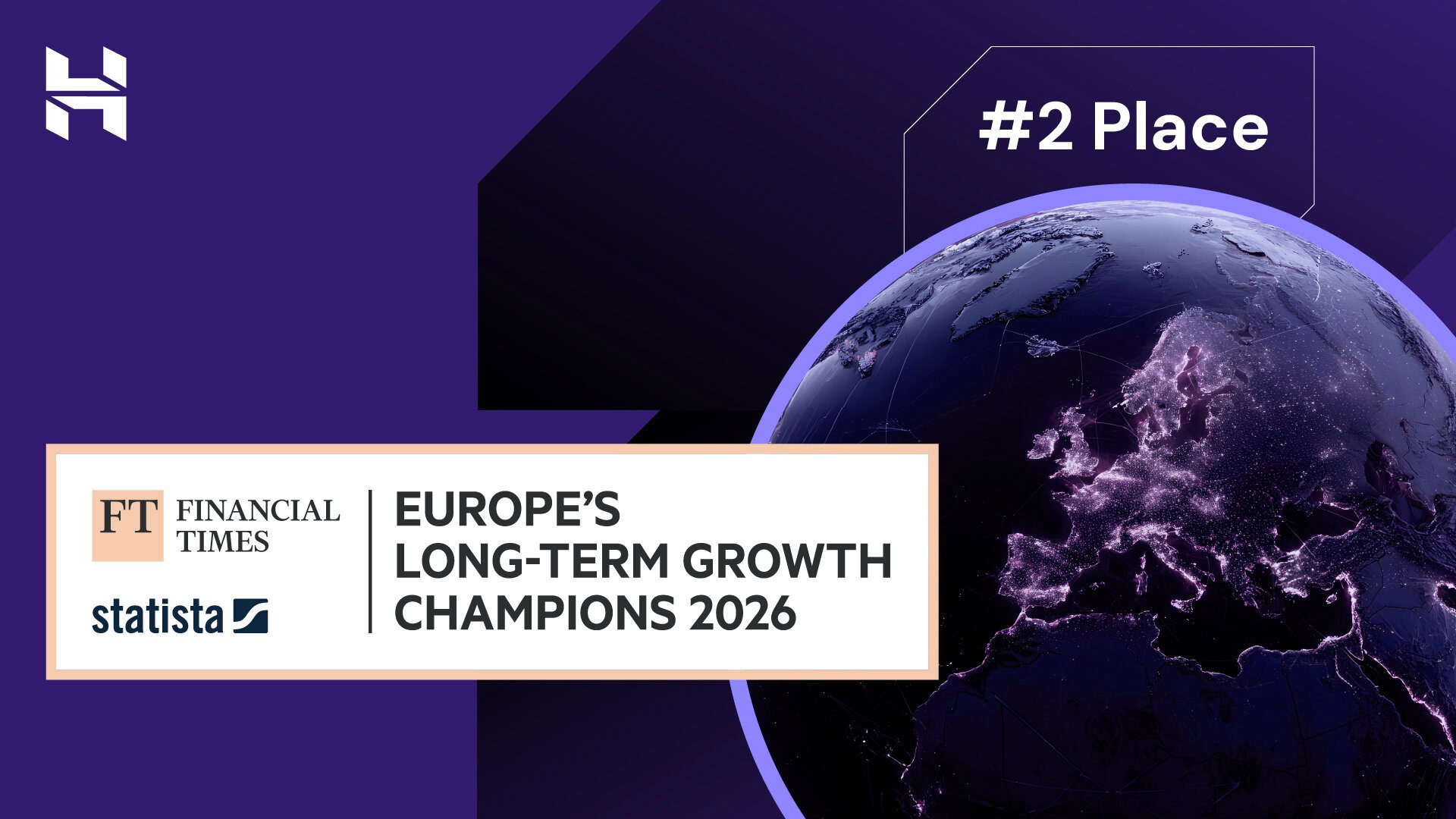 Hostinger ranks 2nd among Europe’s long-term growth champions, according to the Financial Times