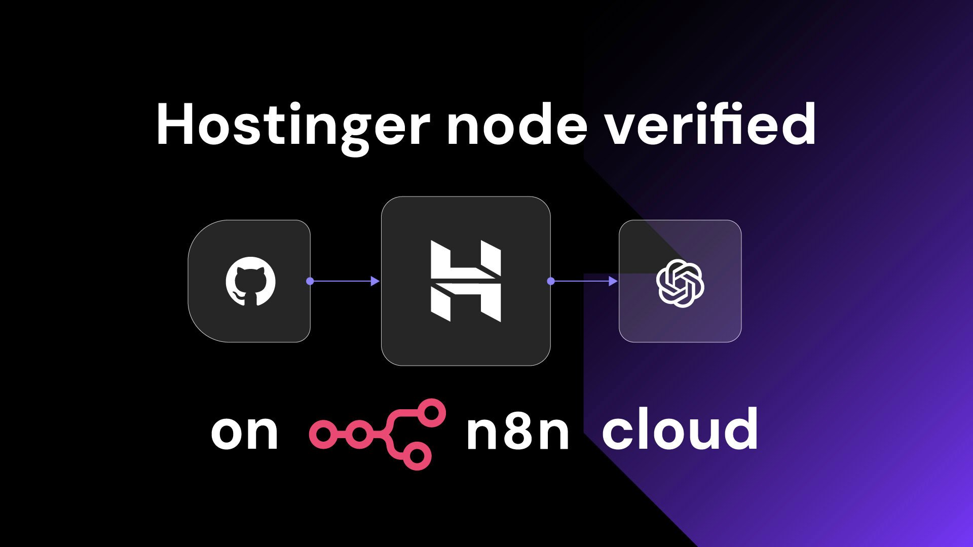 Unleash the automation: Official Hostinger API n8n node is now live