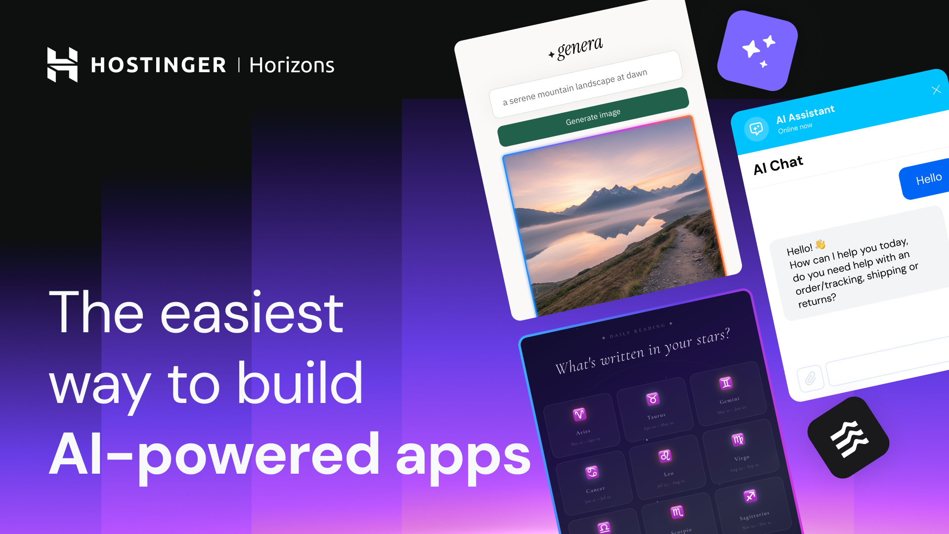 You don’t set up AI in Horizons. It’s just there. 