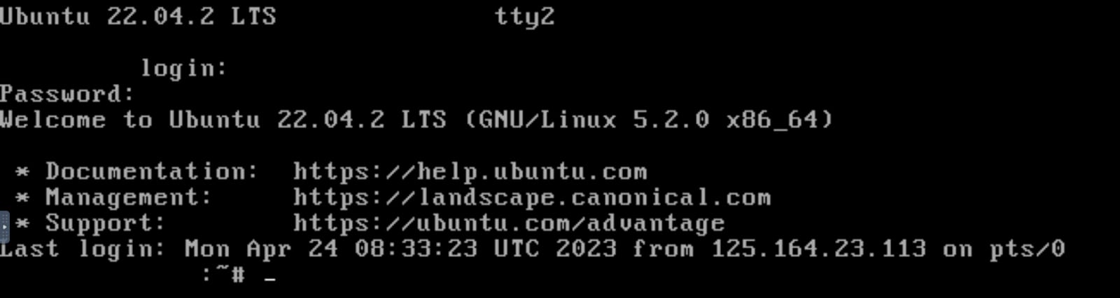 Uso do SSH para se conectar ao VPS