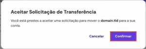 confirmacao transferencia