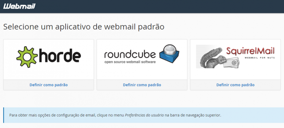 Como acessar Webmail no painel de controle cPanel