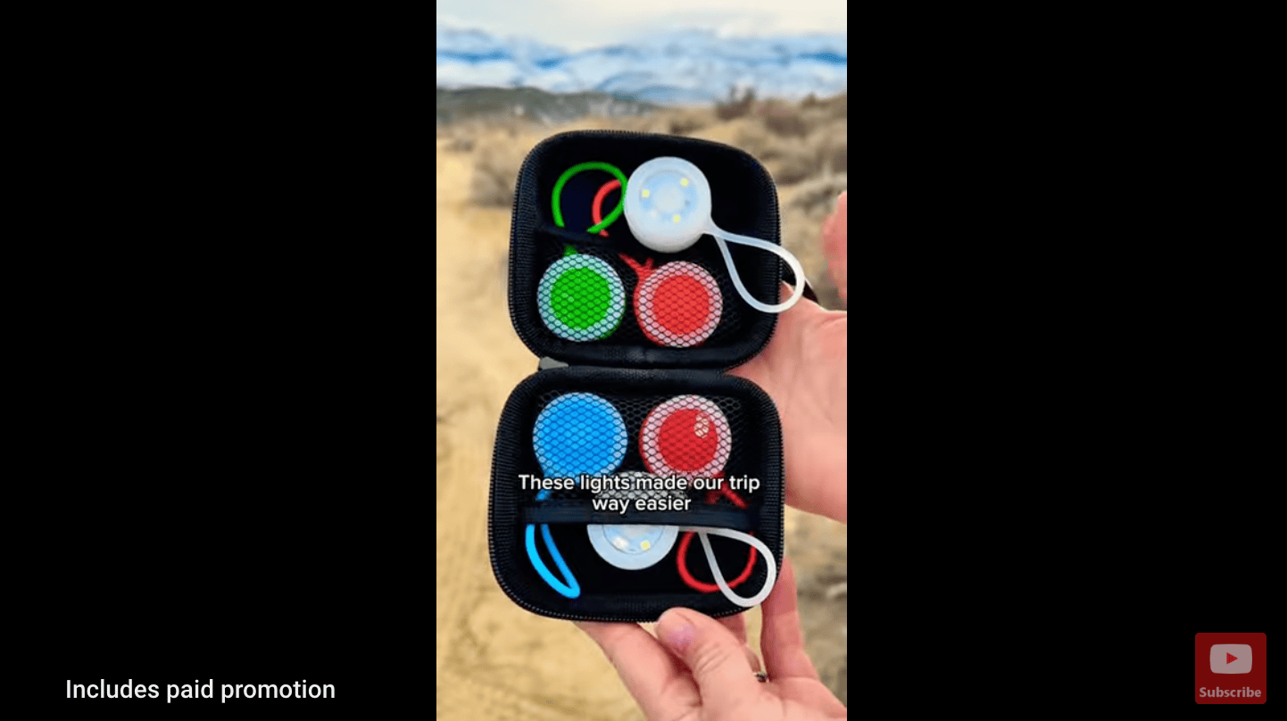 V&iacute;deo promovendo as luzes da Darkwing Technology.