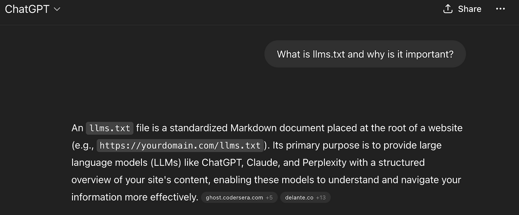 O ChatGPT busca informa&ccedil;&otilde;es em sites.