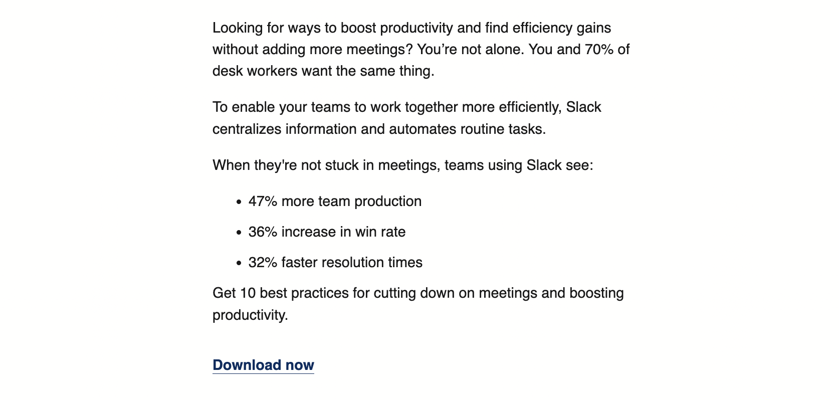 A newsletter do Slack com conte&uacute;do educativo