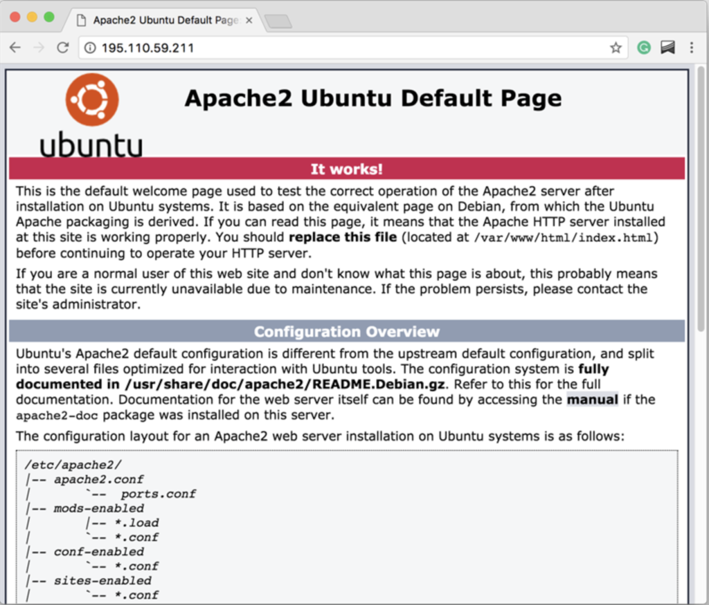 Como instalar LAMP no Ubuntu: Instalando LAMP no Ubuntu - Página padrão do Apache 2