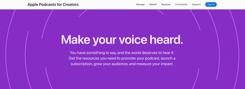 Apple Podcast - side hustles from home idea
