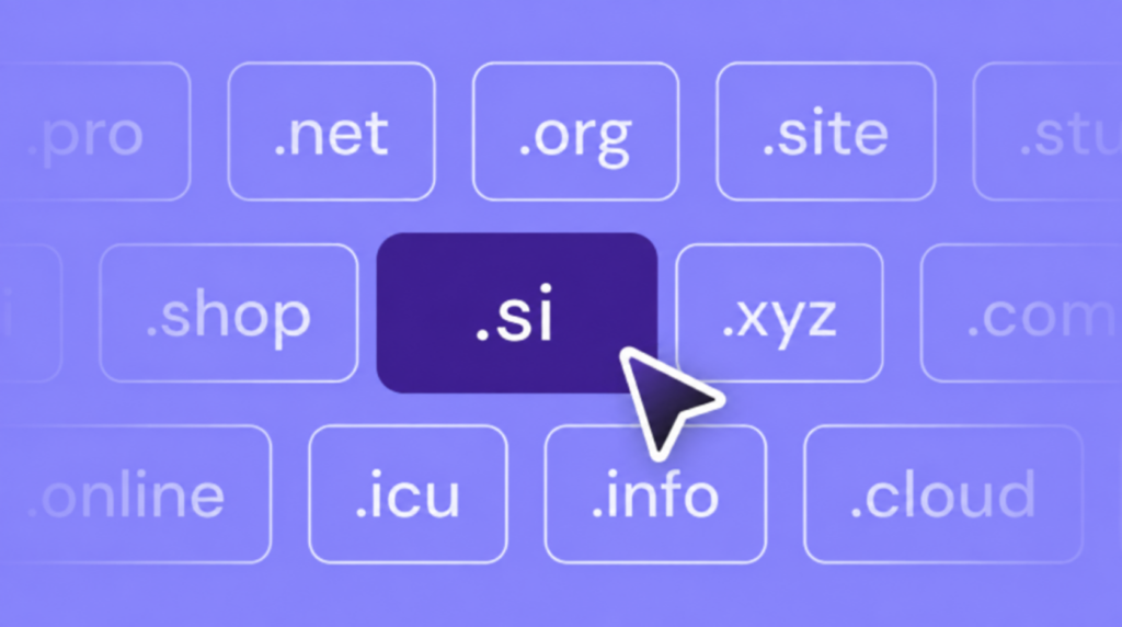 What is a .si domain?