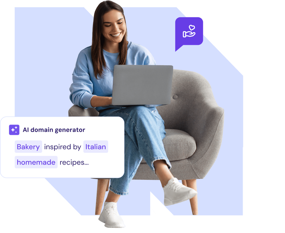 How to get the best results from the AI domain generator