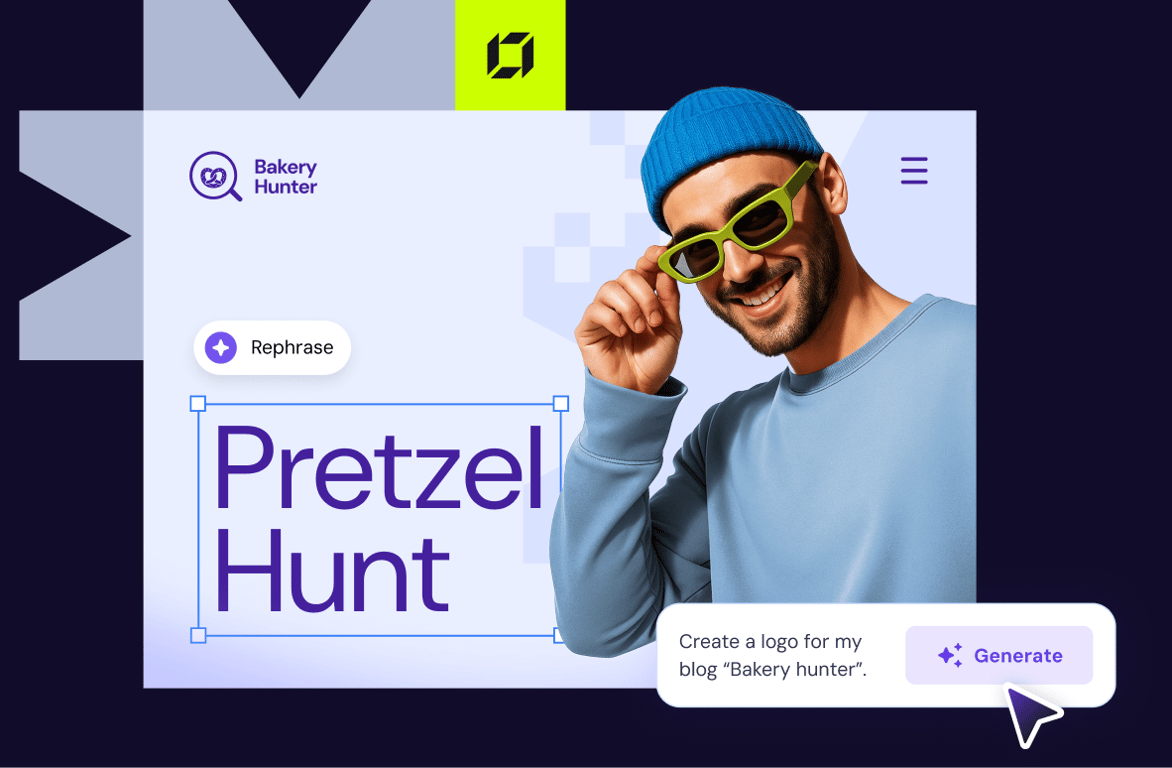 Create your website in one minute