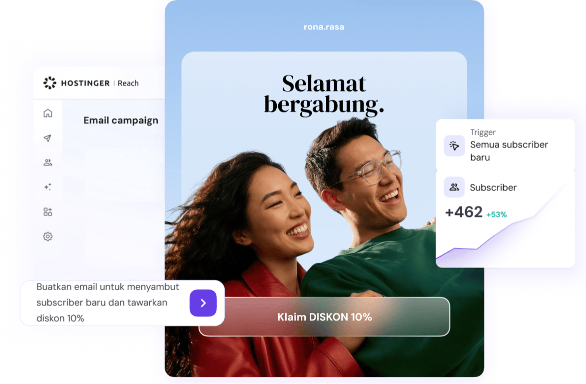 Buat campaign email marketing dengan AI