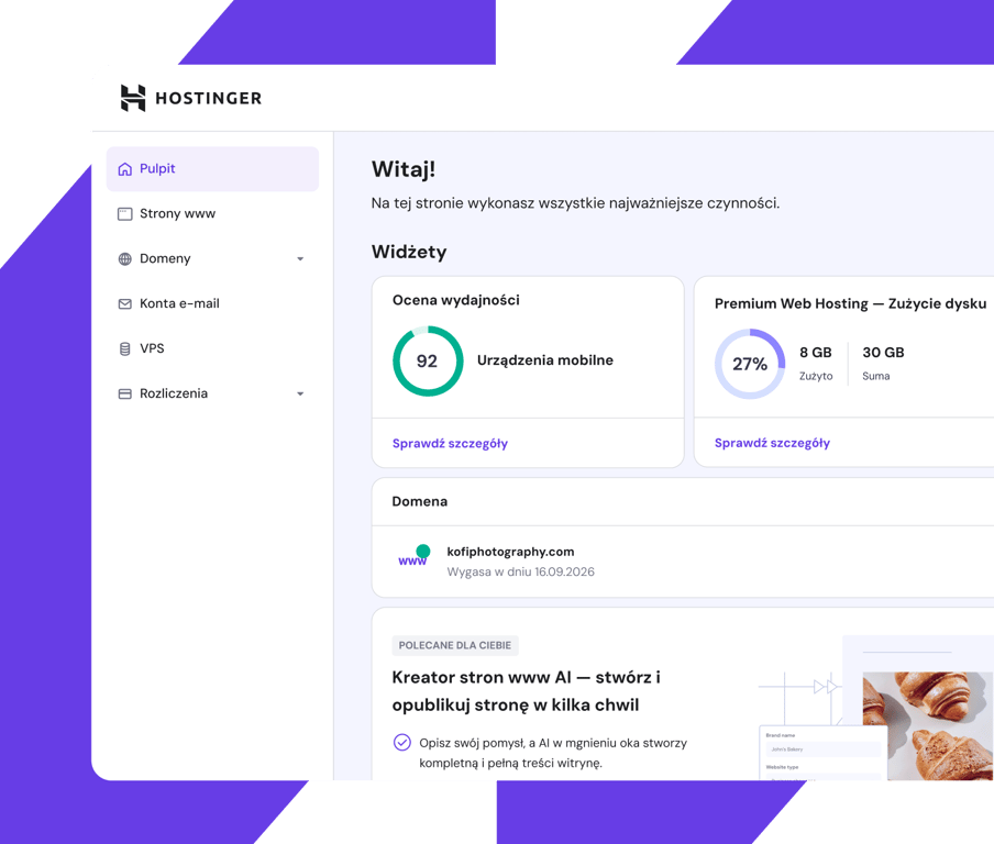 Kontroluj wszystko w jednym panelu