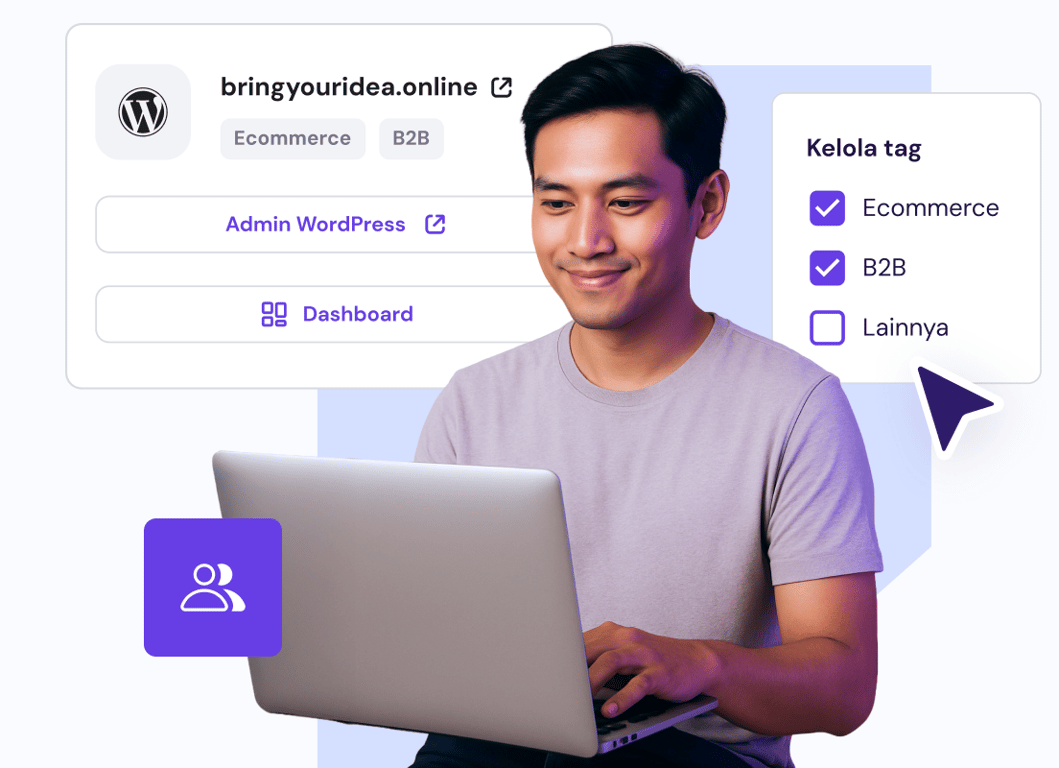 Kelola banyak proyek dari satu dashboard