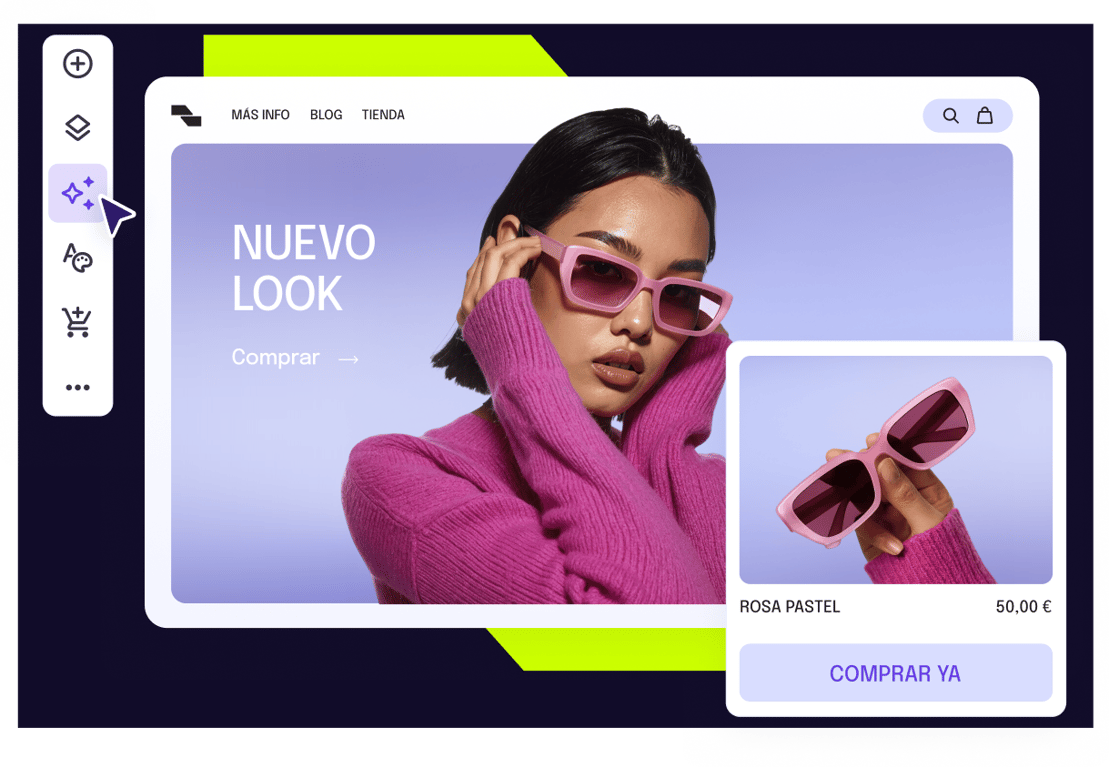 Creador de páginas web de Hostinger