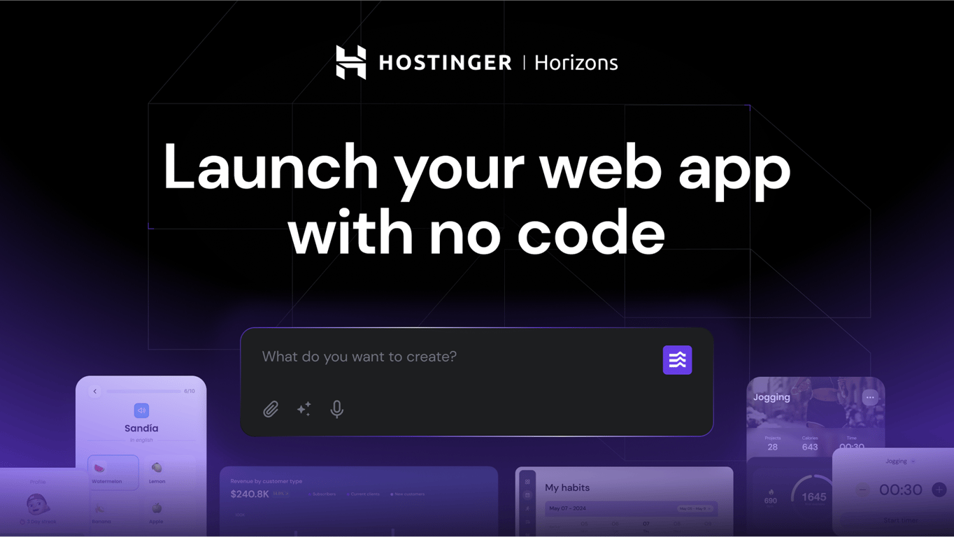 We are set to disrupt the web app market with a fully integrated no-code solution — Hostinger Horizons