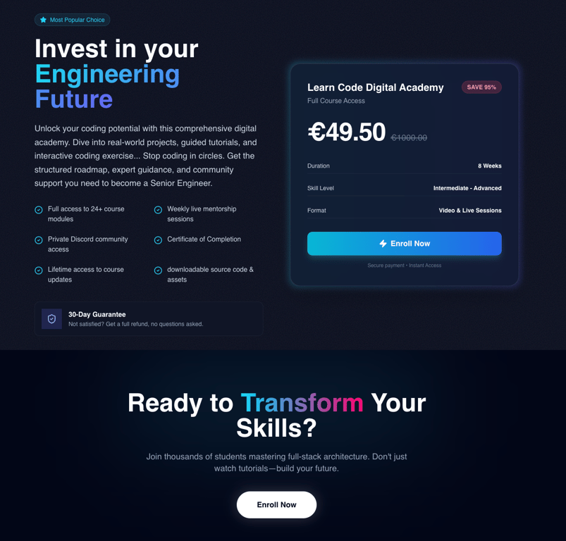 Sell digital products