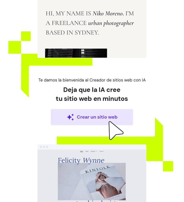 Crea un sitio web en 3 sencillos pasos