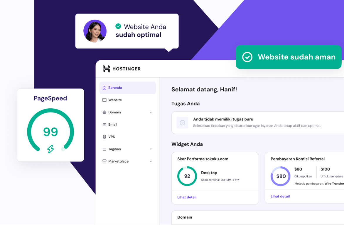 Website lebih cepat. Resource lebih besar