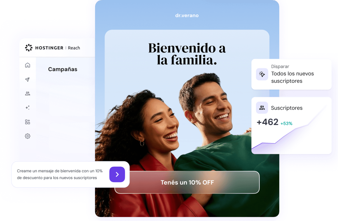 Lanzá campañas de email marketing con IA en minutos