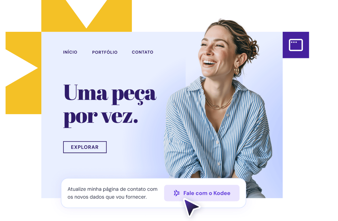 Crie seu site em minutos