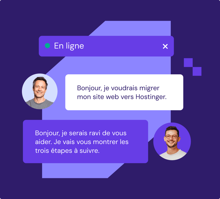 Laissez nos experts s'occuper de la migration de votre site