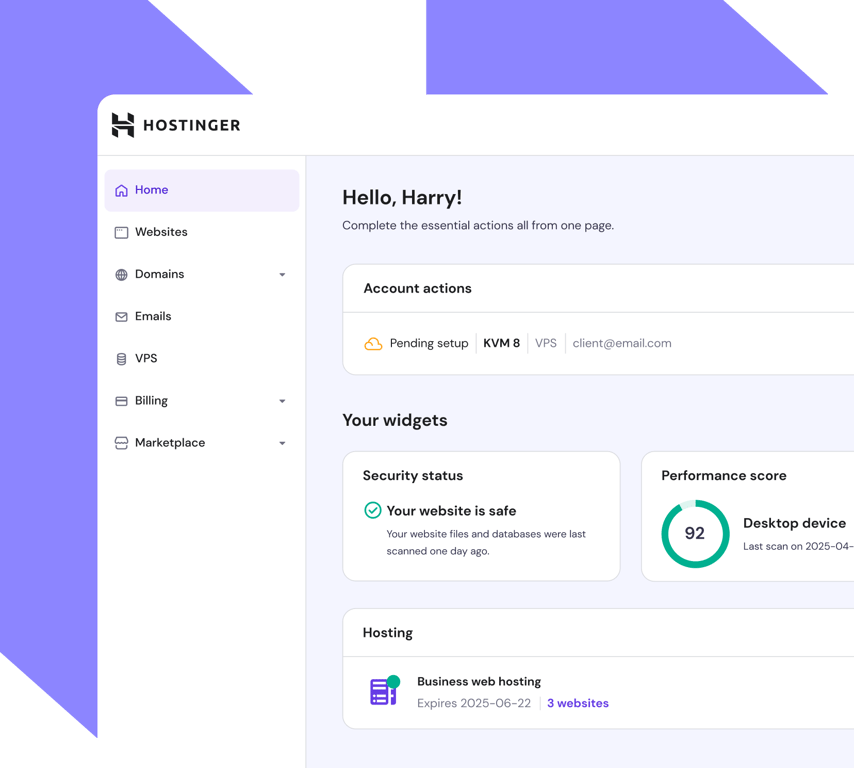 Speed, security, and premium features