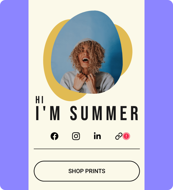 1. Choose your bio site template