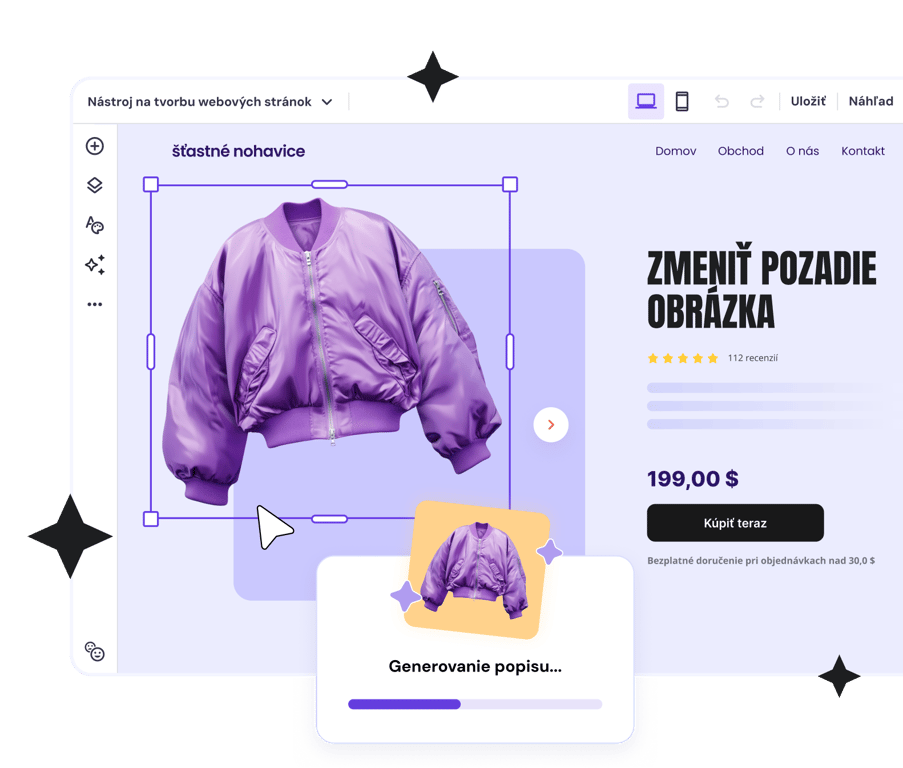 Nástroj na tvorbu webových stránok s AI nástrojmi