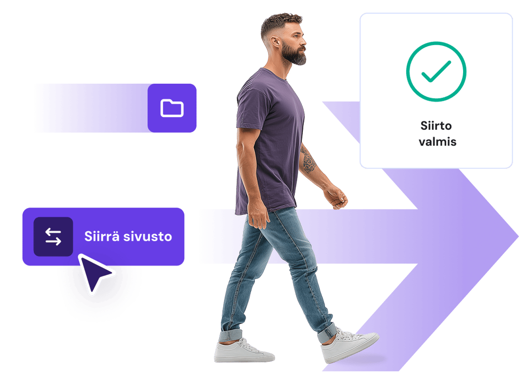 Ilmainen ja helppo sivuston siirto