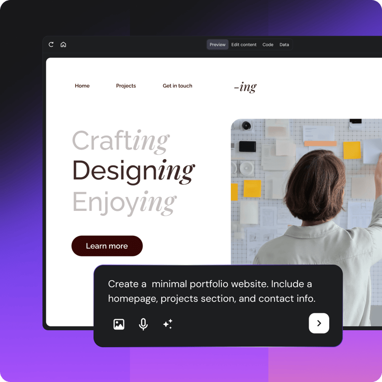 Buat website jenis apa pun