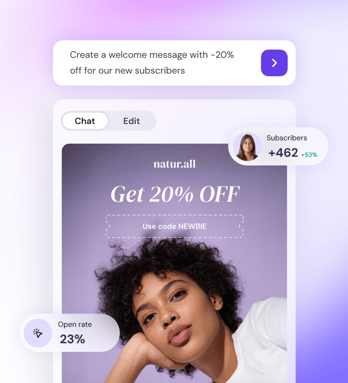 Create emails with AI