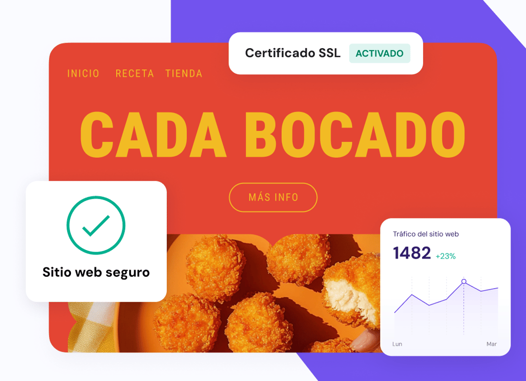 La información de tu sitio web asegurada