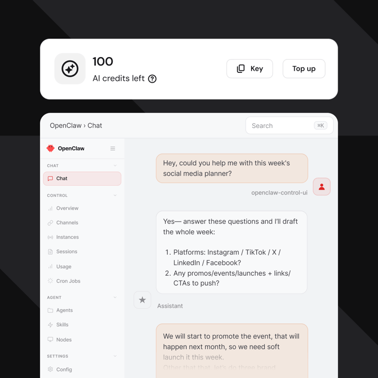 Vorinstallierte KI-Credits