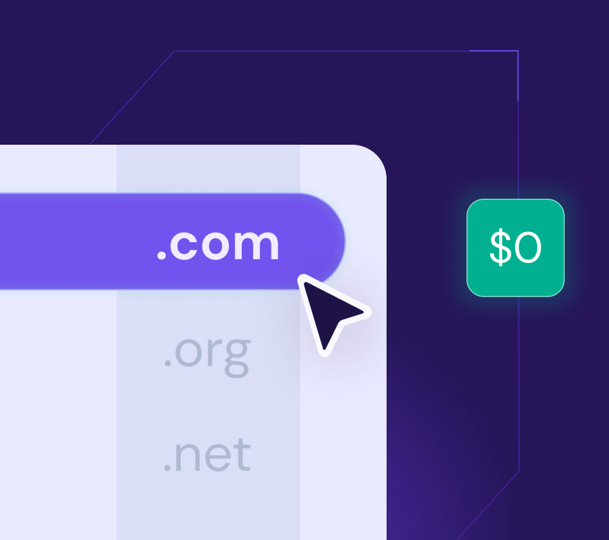 Register your domain name for free