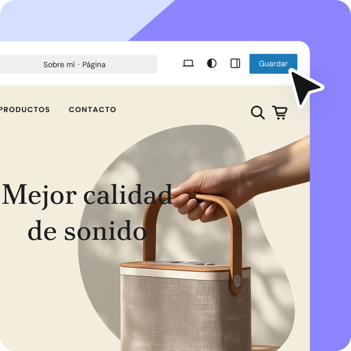 Creador de páginas web con IA