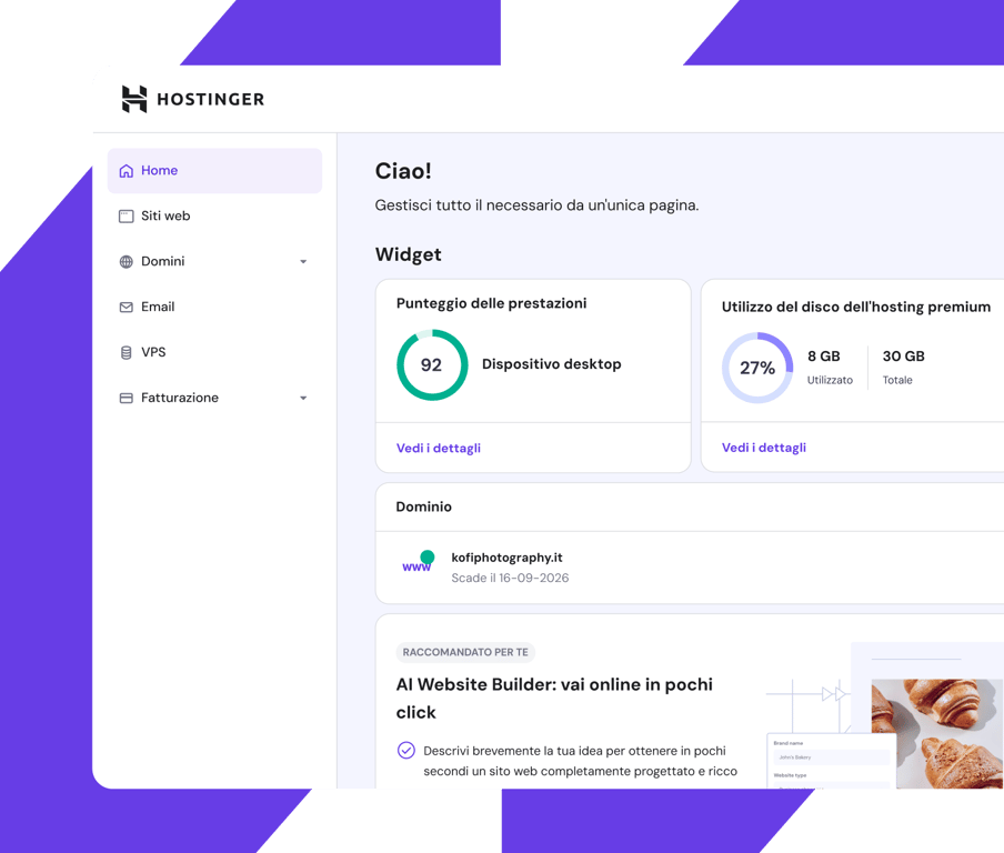 Visualizza tutto. Controlla tutto.