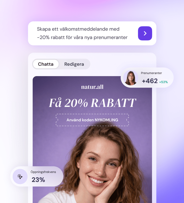 Skapa e-postmeddelanden med AI