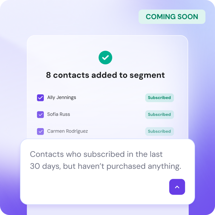 AI-powered segmentation