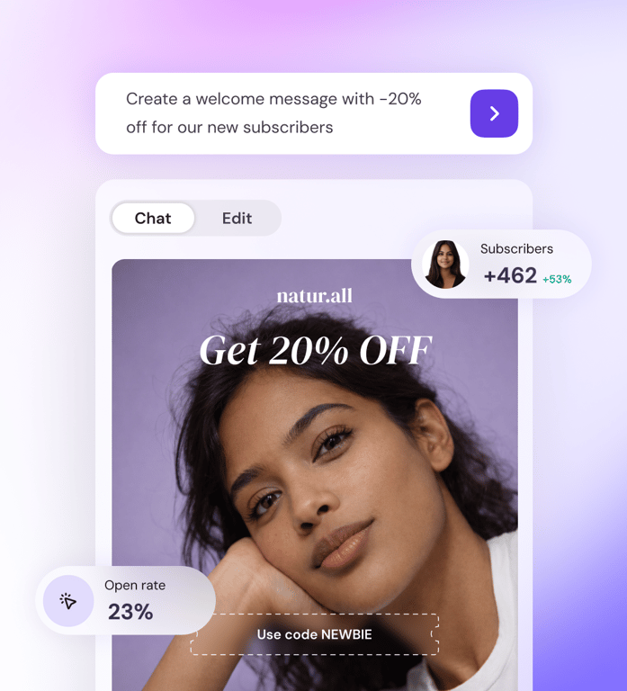 Create emails with AI