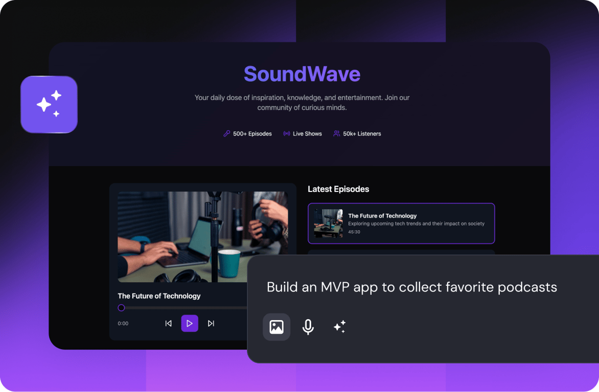 MVP development made simple with AI